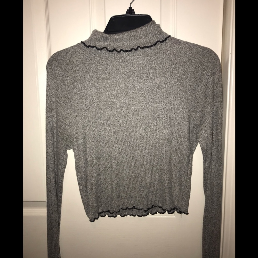 Grey Turtleneck